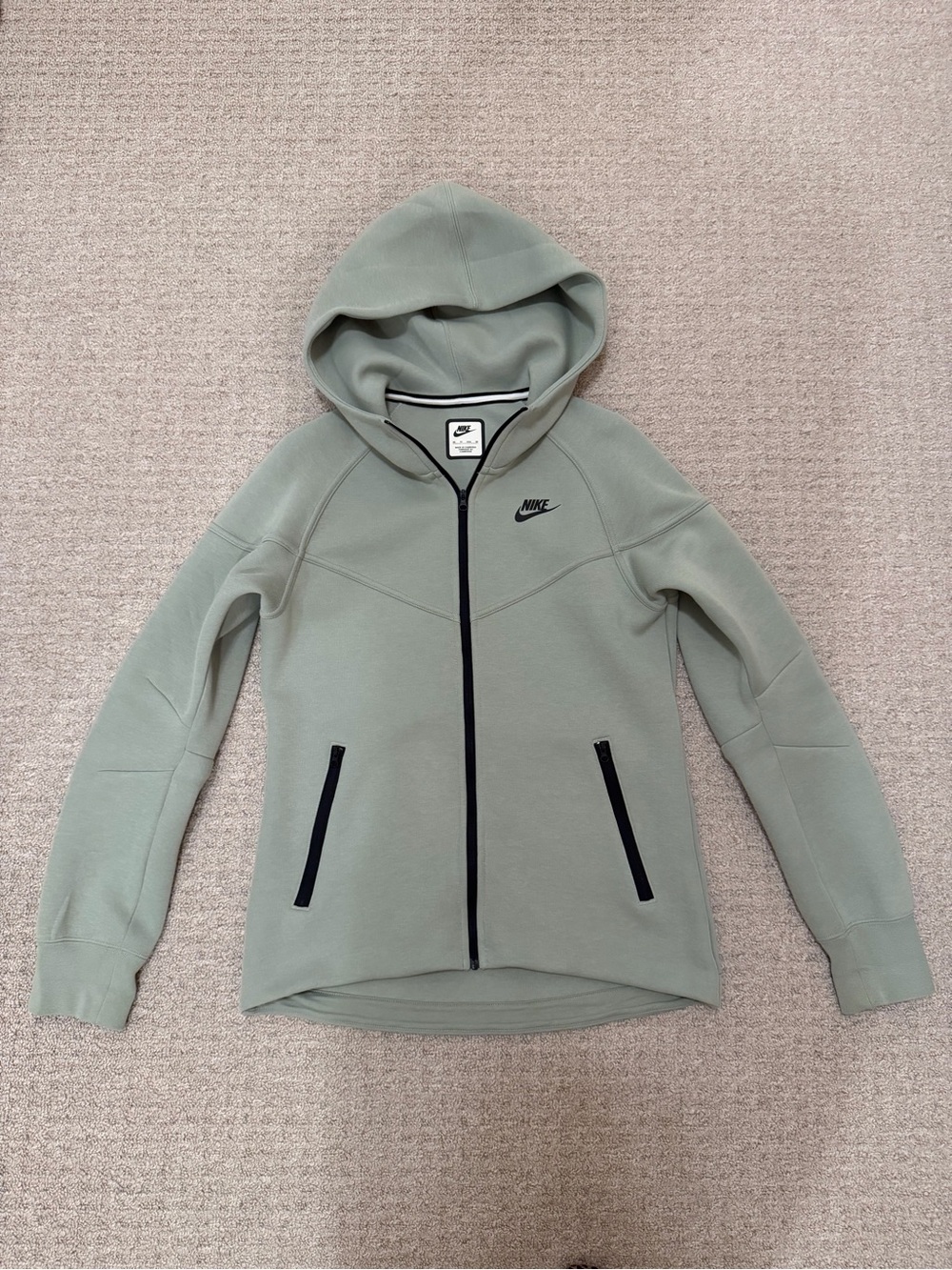 Nike Women’s Hooded Bomber Jacket - Sage